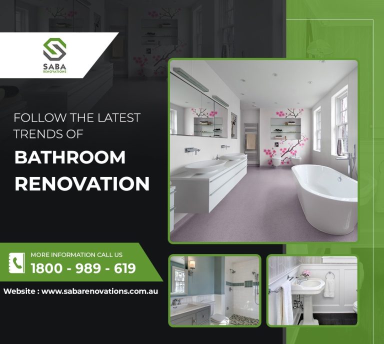 Follow The Latest Trends Of Bathroom Renovation