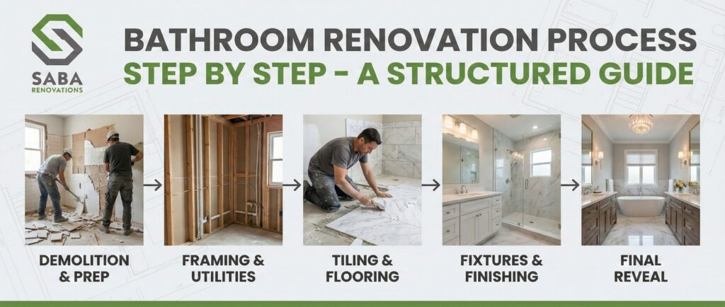 bathroom renovation process step by step