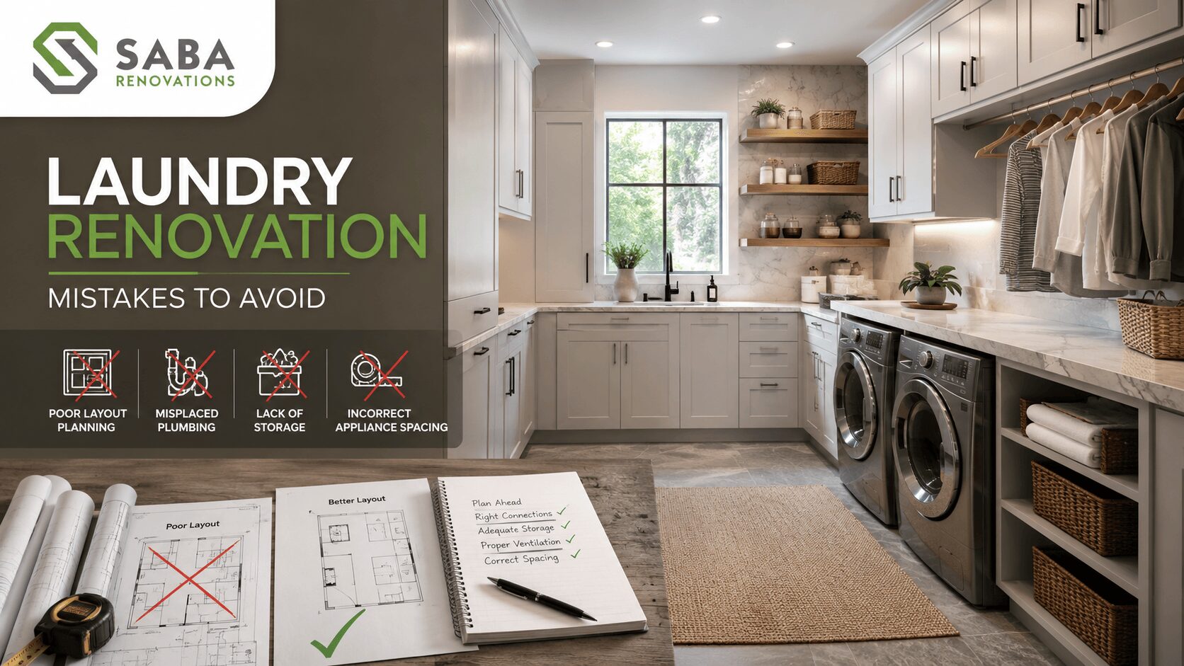 laundry renovation mistakes to avoid