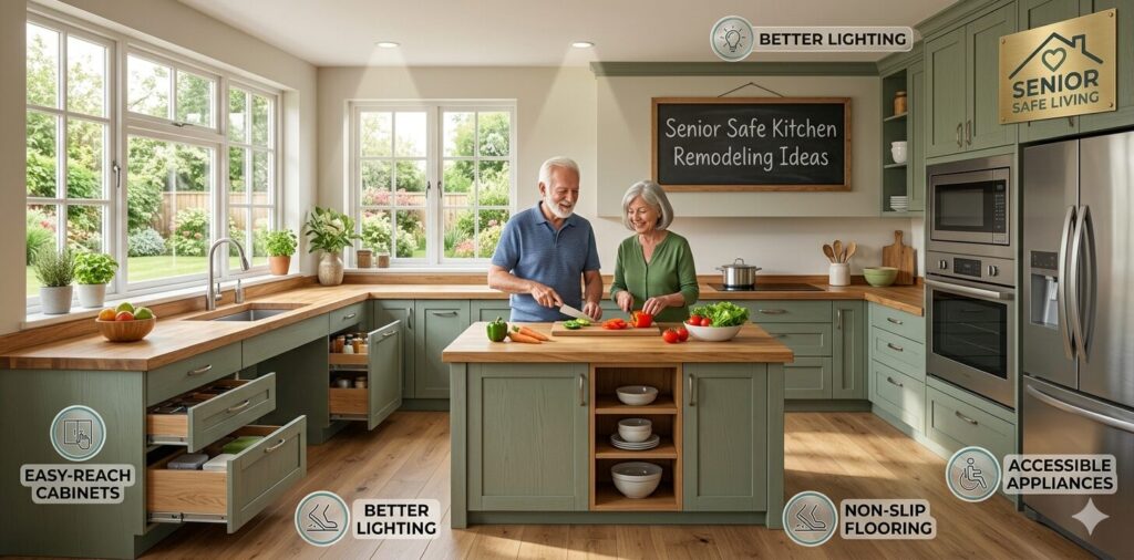 senior safe kitchen remodeling ideas